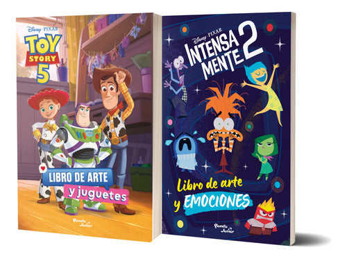 Pack Libro de Arte: Toy Story + Intensamente - Disney