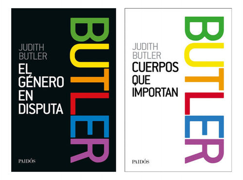 Pack El genero en disputa + Cuerpos que importan - Judith Butler