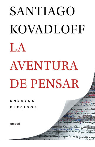 La aventura de pensar - Santiago Kovadloff - IMPRESIÓN A DEMANDA