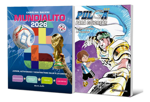 Pack Mundialito 2026 + Pulga para colorear