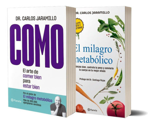 Pack Cómo + El milagro metabólico - Dr. Carlos Jaramillo