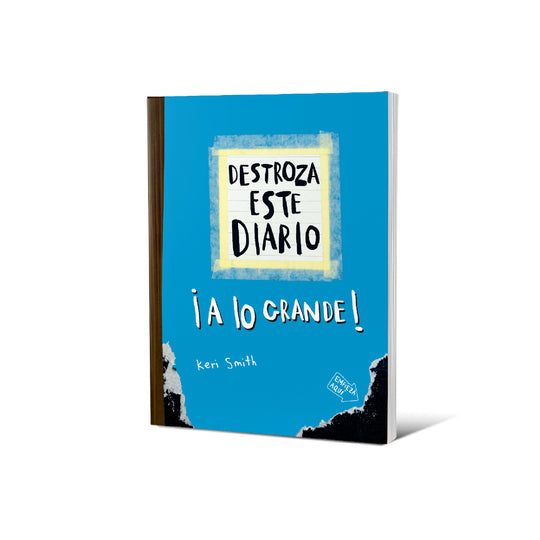 Destroza este diario. A lo grande - Azul flúo